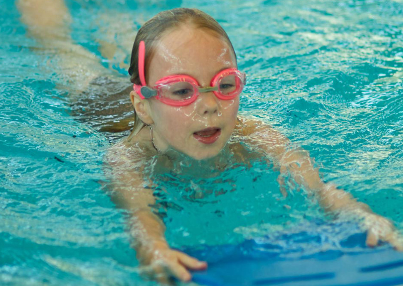 Finlake Child Swimming With Float