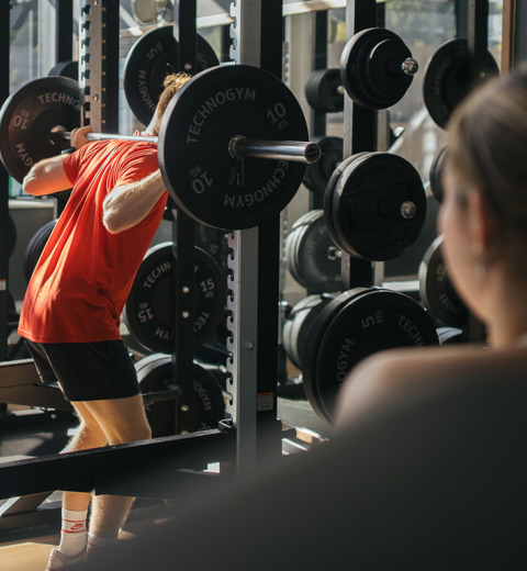 Finlake Man Lifting Weights